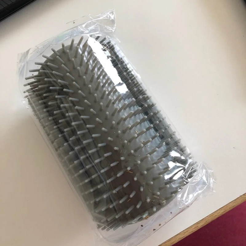 Угловая щетка для домашних животных, гребень для ухода за мехом, удобный инструмент для массажа, расческа для удаления волос, щетка для собак, кошек, угловая щетка для грумера, товары для домашних животных