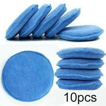 

Set Polishing Pad Buffer Blue Equipment Tool Supplies Care 125mm Waxing