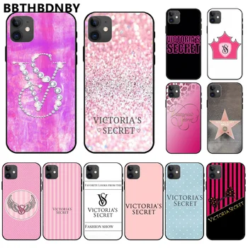 

For iphone 6 plus NEW Victoria Fashion Soft Silicone Black Phone Case For iphone 11 pro max x xs xr 7 8 plus 6 6s 5 5s 5se shell