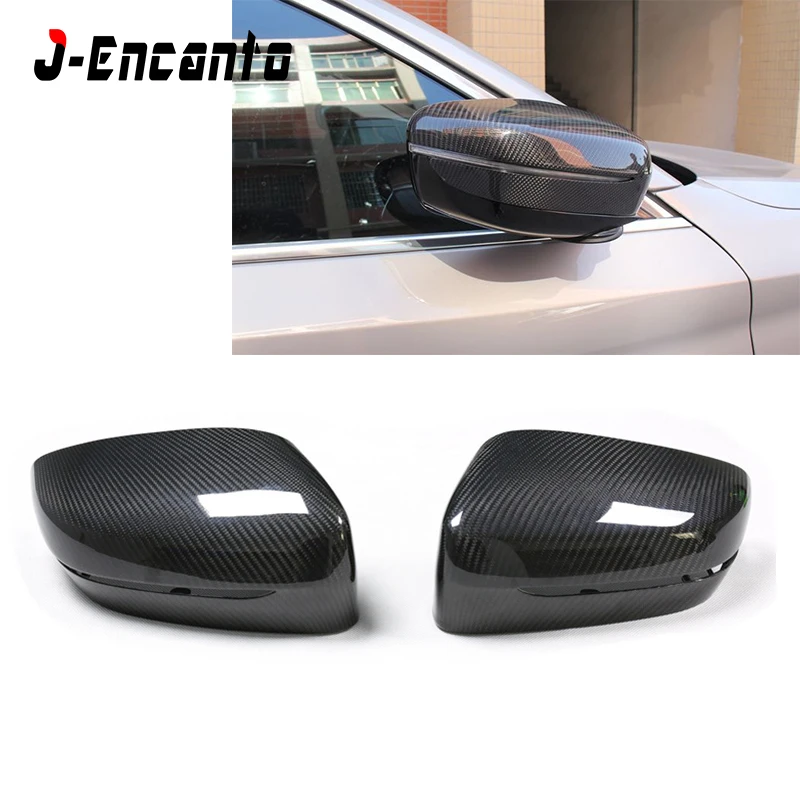 

LHD DRY 100% Carbon Fiber Rearview Side Mirror Caps Replacement Cover For BMW G30 G32 G10 G12 new 5 series 6GT 7 series 2018+