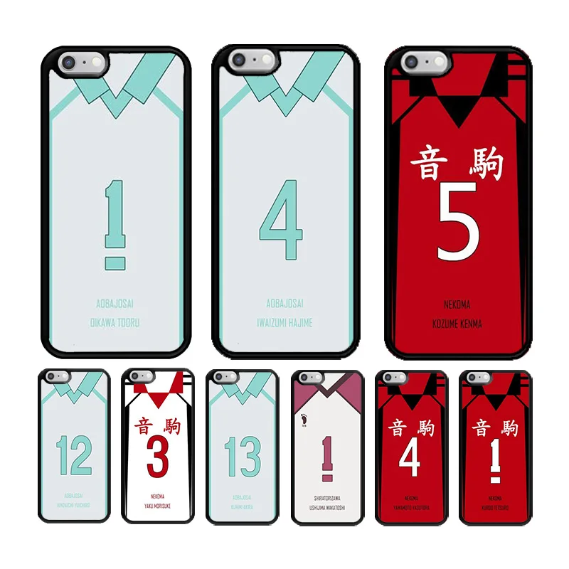 KETAOTAO Haikyuu! Джерси Shiratorizawa аниме ТПУ Мягкий силиконовый чехол для телефона iPhone 5S 6S 7