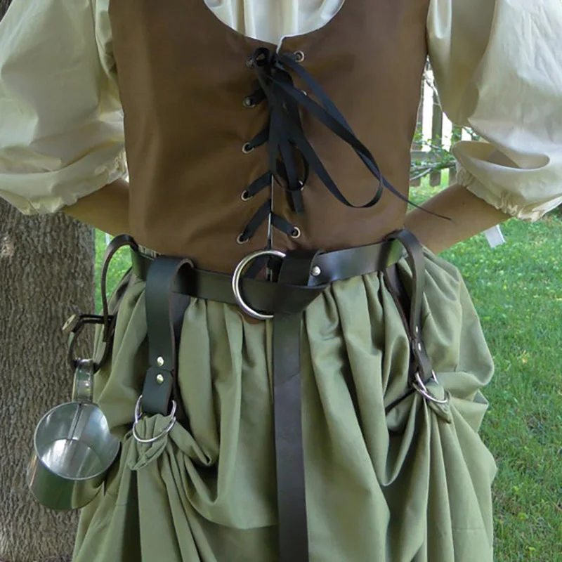 Renaissance Steampunk Pirate Pistol Flintlock Belt Holster Rig