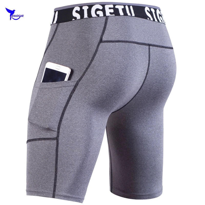 running short tights with pockets