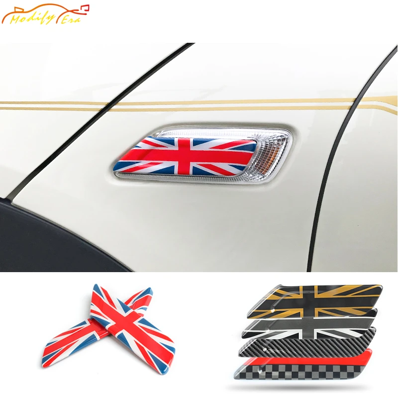 UK Union Jack Флаг Стиль автомобиля боковой габаритный фонарь крышка наклейка для MINI Cooper-up F54 F55 F56 F57 JCW Clubman авто аксессуары