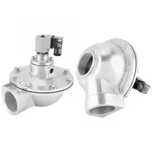 DMF-Z-50 под прямым углом импульсный Соленоидный клапан электрический магнитный импульсный клапан AC220V