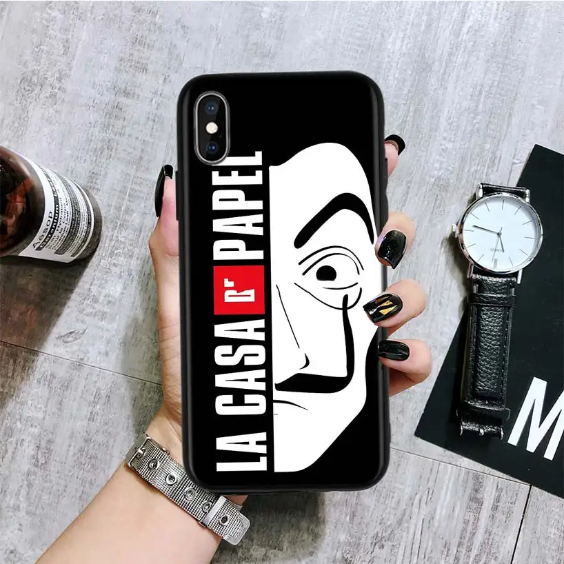 La Casa De Papel Black Back Cover Phone Case For Apple IPhone 11 Pro XS MAX 4