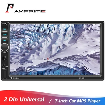 

AMPrime 2 Din Car Radio 7 inch LCD Touch Screen Car Multimedia Player Bluetooth Mirror-Link 2din Car AutoRadio