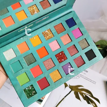 

ICYCHEER 24 Color Studio matte Eyeshadow Power Palette Glitter Highlighter Shimmer Make up Pigment Eye Shadow Pallete