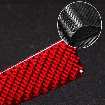 

Auto Anti-collision Strip Exterior Rearview Carbon Fiber Red Replacement