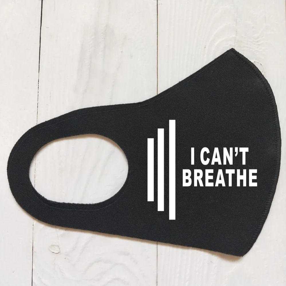 I cant breathe mask blm mask Your Text Black face black lives matter face washable reusable cover masks