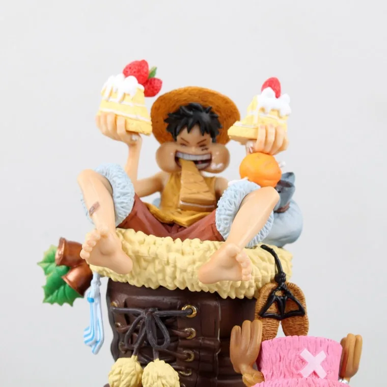 One Piece/One Piece Desktop Series Christmas Luffy Gismo Christmas Version/Ordinary Version Two-Selectable Garage Kit