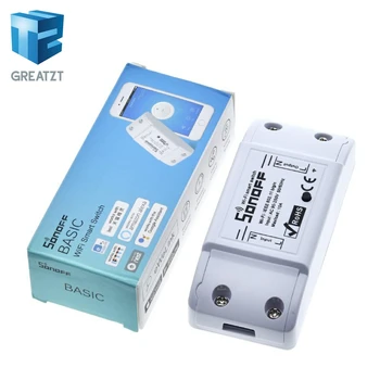 

Itead Sonoff Smart Wifi Switch DIY Smart Wireless Remote Switch Domotica Wifi Light Switch Smart Home Controller Work with Alexa