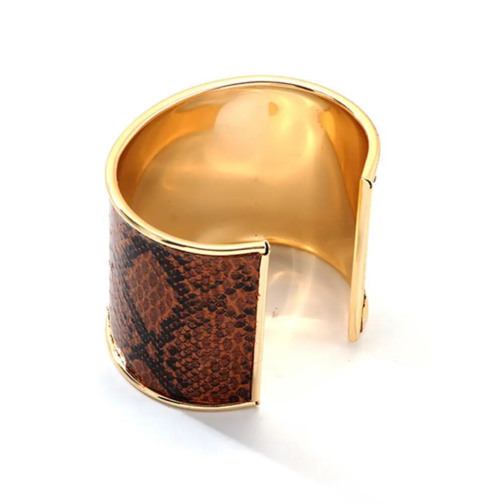 Женский браслет в стиле ретро из змеиной кожи C регулируемый подарочные браслеты