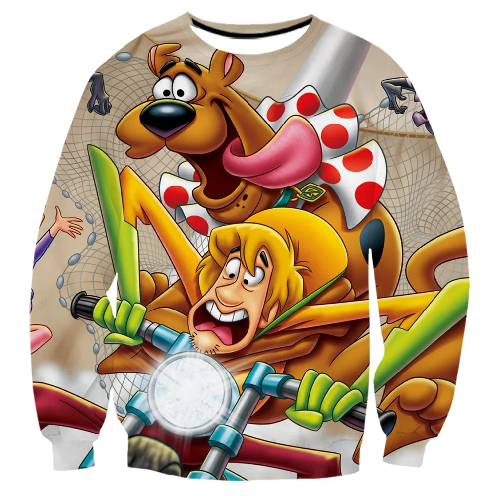 Мужская толстовка с капюшоном scooby doo 3d принт худи/рубашки/штаны harajuku повседневные
