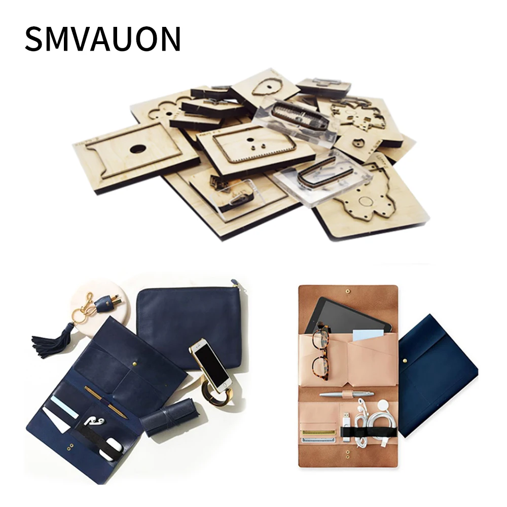 SMVAUON New Dies For 2020 Wooden Die-cutting Card Package Multifunctional bag Mold Handmade Leather Goods | Дом и сад