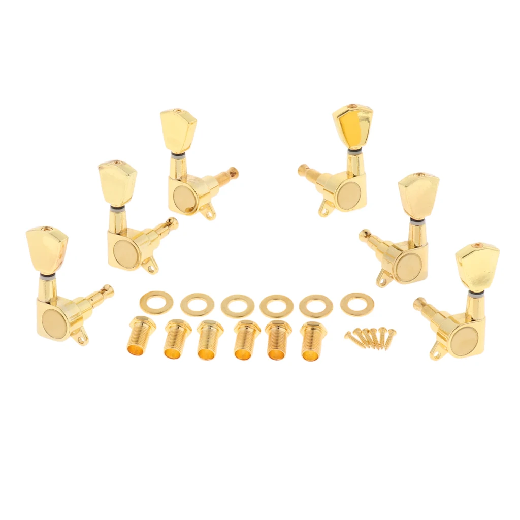 

3R3L Sealed Guitar Tuning Pegs Machine Head Tuners for Folk Guitar Players