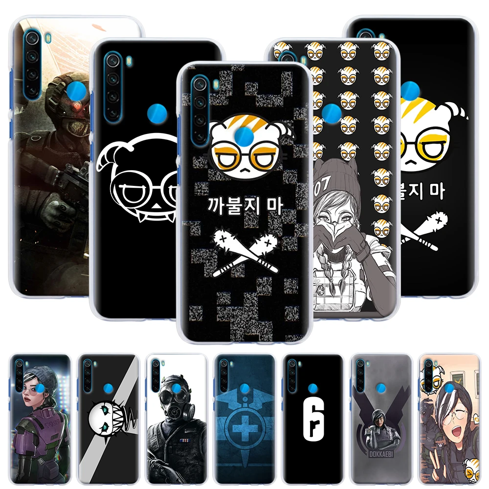 

Dokkaebi Rainbow Six Hard Case for Xiaomi Redmi Note 6 7 8 Pro 8T 9S 9 Pro 6A 7A 8A K20 K30 Pro Phone Cover Capa