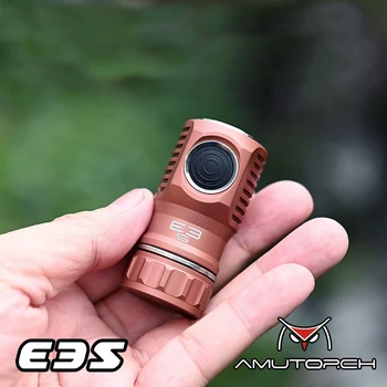 

AMUTORCH E3S 3x SST20 3000LM Stepless Dimming Exquisit Tiny EDC Flashlight with High Output 279m Mini Torch Lamp Lantern