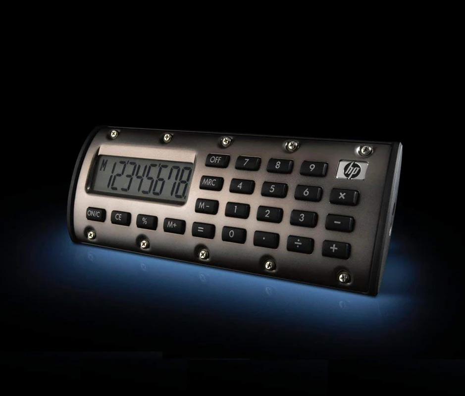 Мини-калькулятор Hp Quick Calc милый калькулятор портативный с маленьким милым калькулятором с магнитом светодиодный карманный студенческий калькулятор