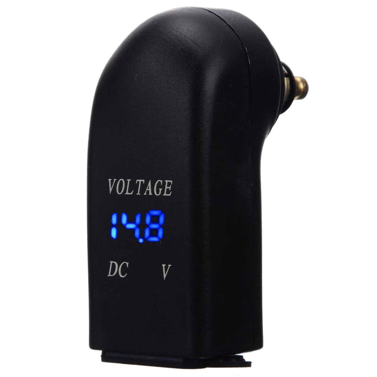 Blue Light 4.8A Dual USB Motorcycle Charger Hella DIN Socket To USB Adapter For BMW Moto Charger LED Voltmeter USB Charger