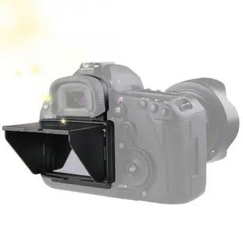 

Camera LCD Monitor Screen Folding Hood Sunshade Protective Cover for Canon 5DIII/5D4/5DIV/5DS/R DSLR Camera LCD Hood