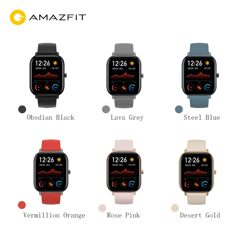 Amazfit GTS умные часы глобальная версия 5ATM водонепроницаемые спортивные часы для плавания 14 дней батарея управление музыкой ios Android