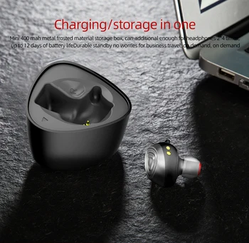 

D06 TWS Smart 5.0 Wireless Bluetooth Earphone Automatic Pairing Noise Reduction Earphone Stereo With Microphone Earpiece