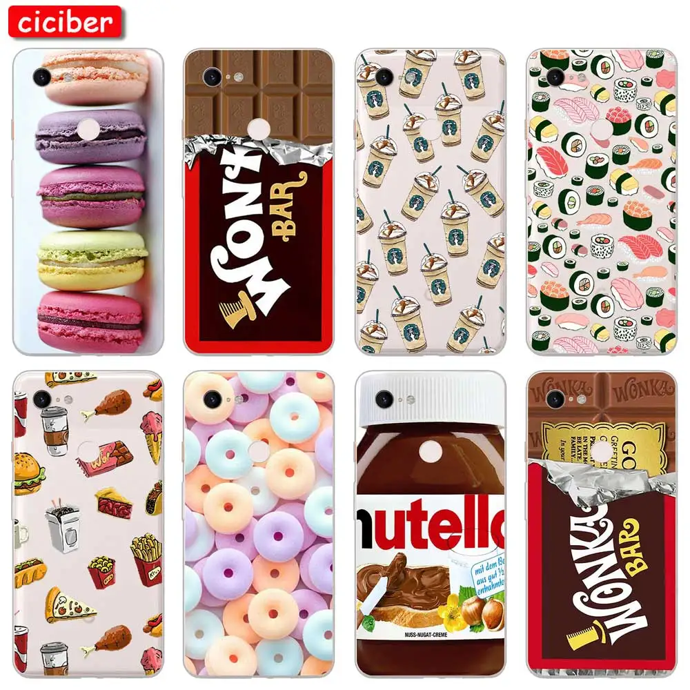Чехол для телефона шоколадный Nutella Google Pixel 3a 3 4 2 XL Мягкая силиконовая задняя