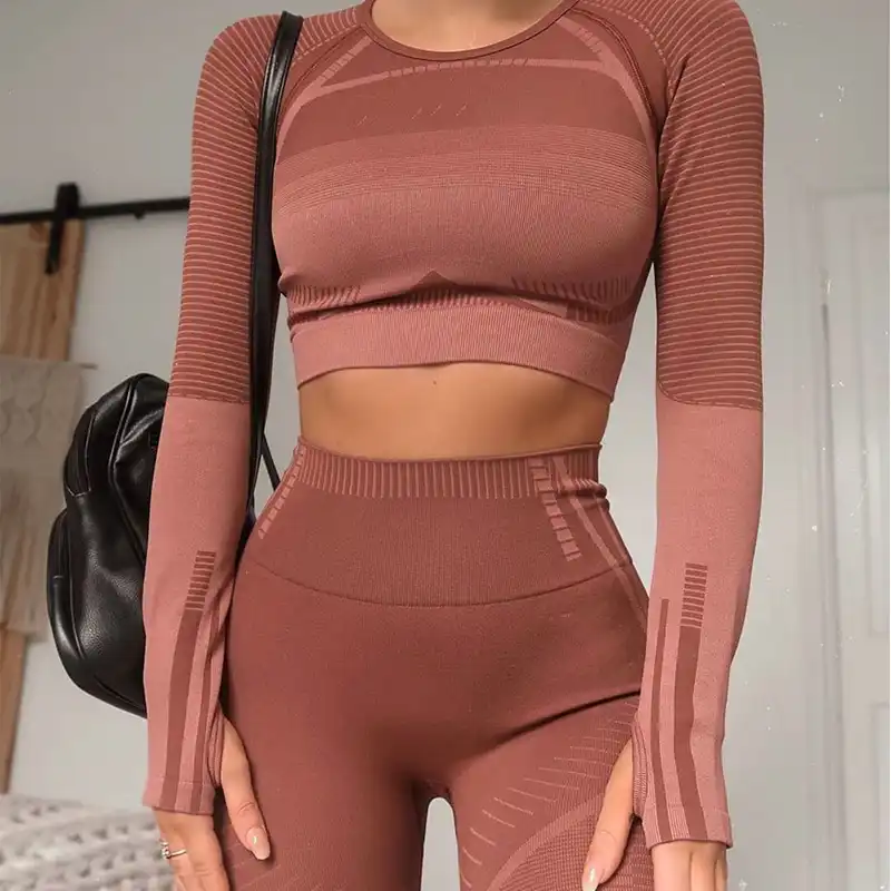 dri fit long sleeve crop top