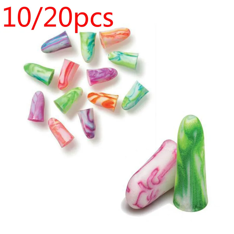 10pcs Comfort Soft Foam Ear Plugs Tapered Travel Sleep Noise Reduction Prevention Earplugs Sound Insulation Ear Protection
