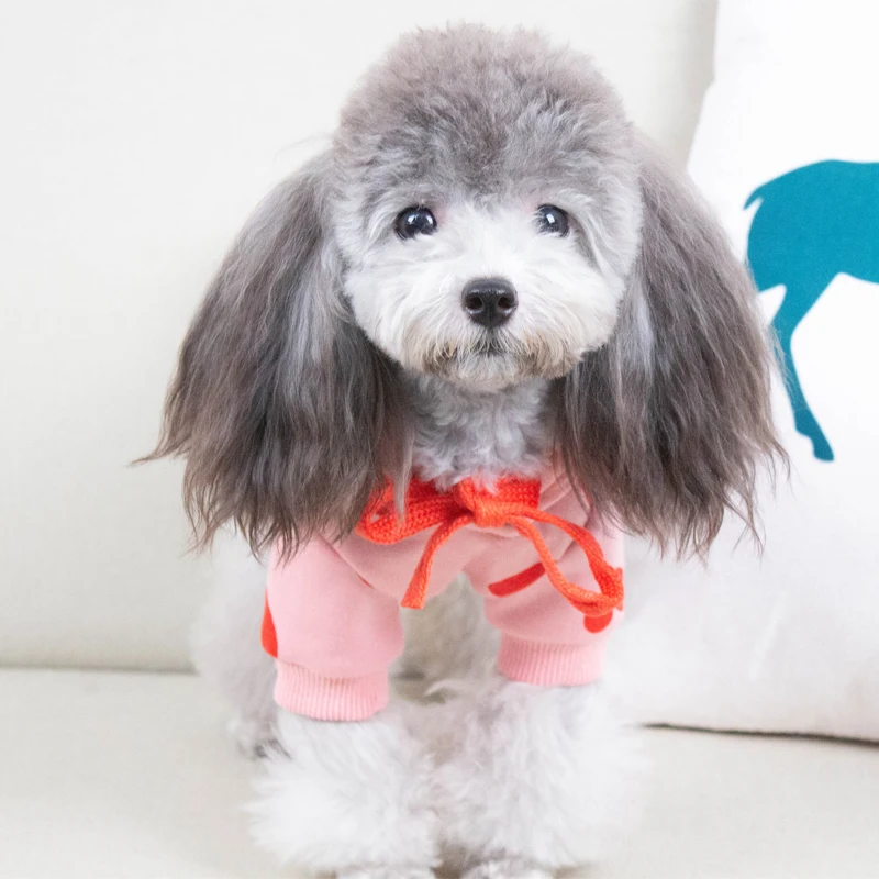 Heart Pattern Hoodie - Soft And Cute For Dog