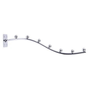 

7 Compartments Metal Rack Clothes Towels Ball Waterfall Bracket