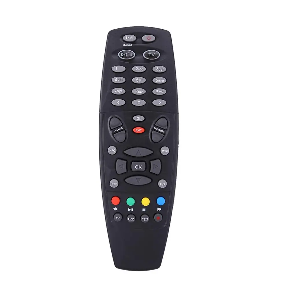 

Smart TV Remote Control Replacement Television Remote Control Unit Black All Functions for DREAMBOX DM800 Dm800hd DM800SE