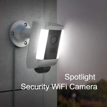

FREECAM Outdoor 1080P Spotlight Security WiFi Camera with Humanoid Detection/2-way Audio/Night Vision/Siren Alarm L860