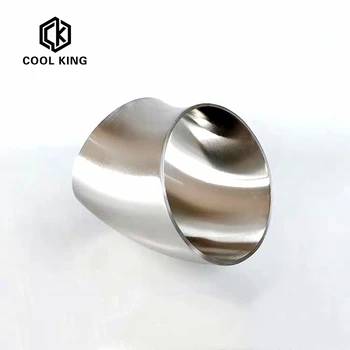 

19mm 25mm 32mm 38mm OD Sanitary Butt Weld 45 Degree Elbow Bend Pipe 304 stainless steel car exhaust pipe muffler welded pipe