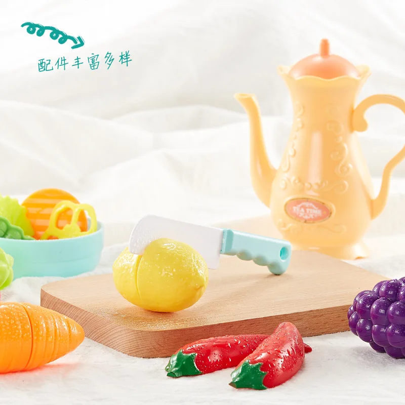 

Beibigu Upgraded Spray Large Luxury Model Play House Children'S Educational Toy Tableware Kitchen