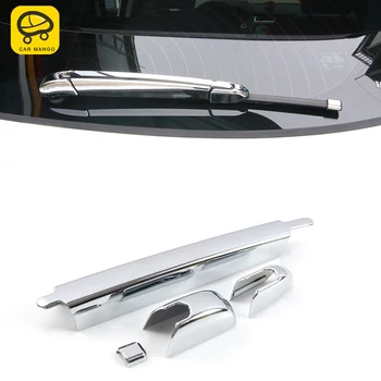 

CarManGo Car Accessories Rear Windshield Water Wiper Cover Chrome Trim Sticker Frame Decoration for Jaguar E-Pace X540 2017-2020