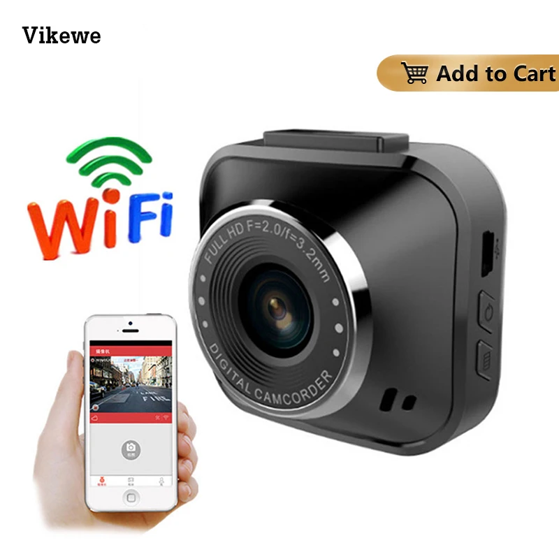 HD 1080P Мини Автомобильный видеорегистратор с Wi-Fi Мониторинг парковки салона автомобиля тире камера столкновения Индукционная петля видео движения Detetion