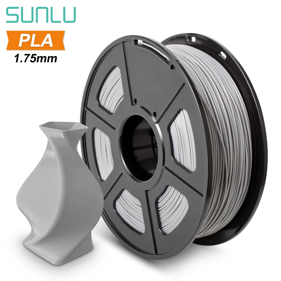 SUNLU 1 75 мм PLA/PLA Plus 3D Экструдер нить кг кожа с катушкой пластиковая для принтера FDM 3d
