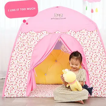 

Portable Children's Tent Toy Ball Pool Princess Girl's Castle Play House Kids Small House Folding Playtent Baby Beach Tent