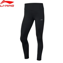 Li-Ning/женские леггинсы для тренировок, облегающие леггинсы, базовый слой, дышащая эластичная подкладка, Спортивные укороченные штаны, AULP102 CJAS19
