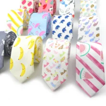 Винтажные мужские цветочные Мультяшные галстуки с животными для мужчин, Повседневный хлопковый тонкий галстук Gravata, обтягивающие Свадебные деловые галстуки, подарок бабочка