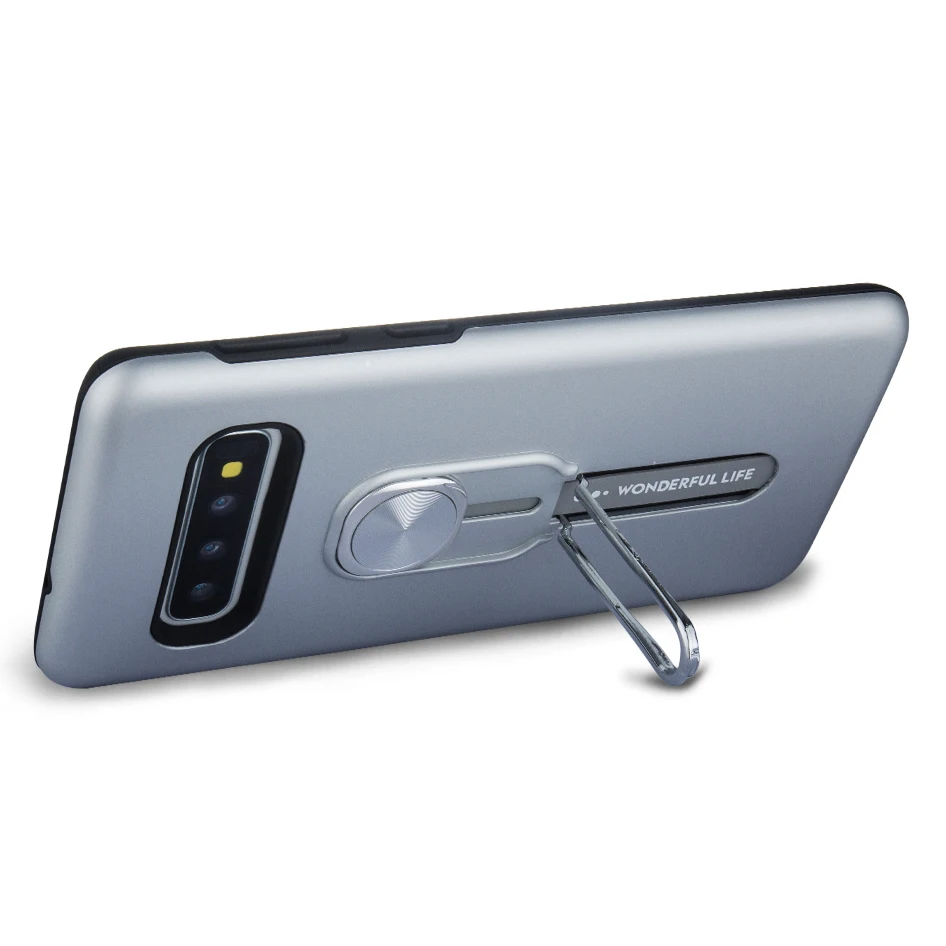 Гибридный ремень пальца кольцо чехол для samsung Galaxy J4 J6 A7 плюс S10+ S9 S8 A10 A30 A50 A70 M30 A10s A30s A50s Стенд кожаный чехол