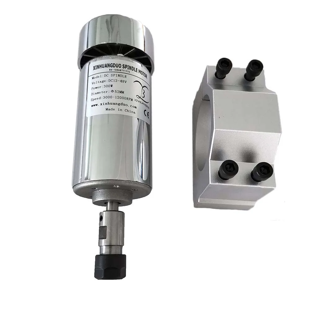 Высокоскоростной электродвигатель шпинделя 300 Вт с воздушным охлаждением 12 48 В