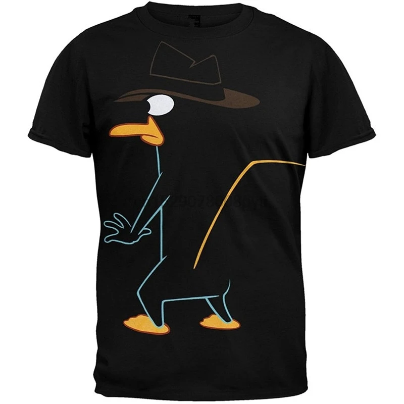 Breathable MenShort Sleeve Phineas Ferb Lookin In O Neck Compression T Shirts | Мужская одежда