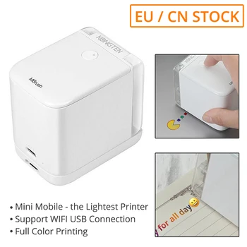 

[EU STOCK] Cube Printer Bluetooth WIFI USB Connection Mini Portable Mobile Color Printer Working Time 6Hrs Print On Any Material