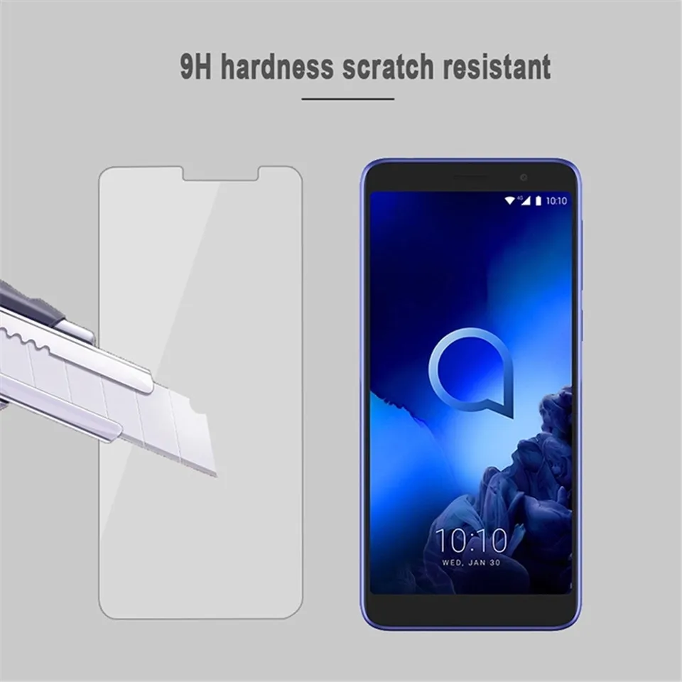5 шт./10 шт. защита экрана из закаленного стекла для Alcatel 7/1X/1 S/1C/1 V/3/3C/3 V/3X/3L/2018/2019 9H 2.5D