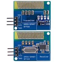 Kit transmissor sem fio longo alcance 433 mhz, rf com antena grande potência 433 mhz, kit transmissor e receptor arduino