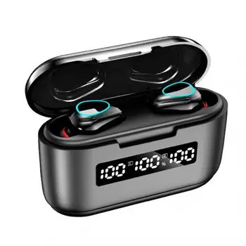 

TWS Earphones 9D HiFI Stereo Touch Control 5.1 Bluetooth Wireless Headset Waterproof With Charging Box 3500mAh In-ear Earbuds
