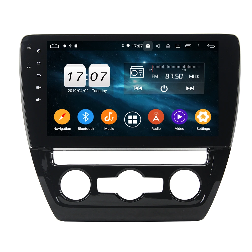 Flash Deal Android 9 With DSP IPS For VW Sagitar 2015 2016 Full Touch Scree Car radio video player Multimedia GPS navigation accessories 0